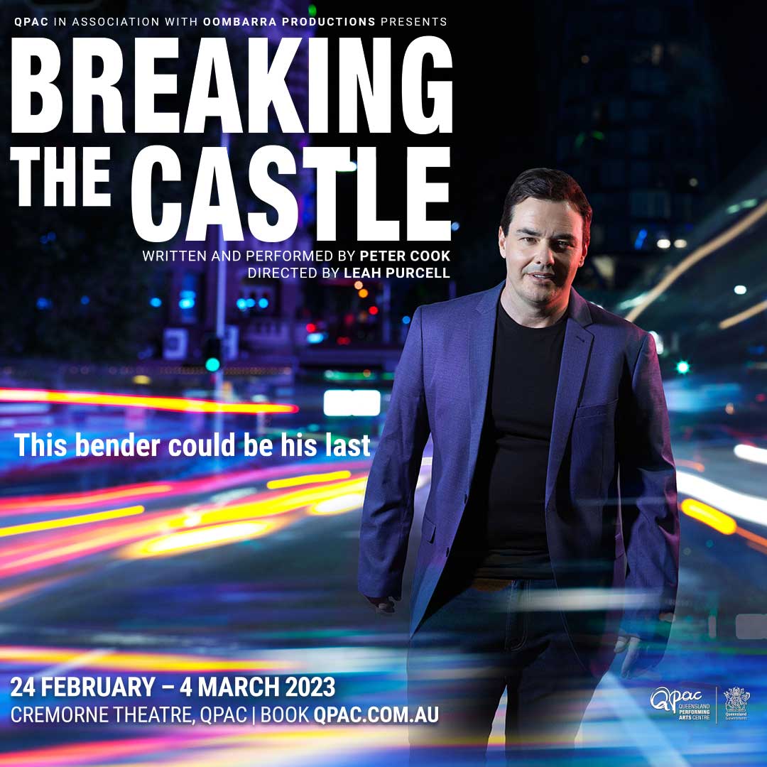 Peter Cook in Breaking the castle, QPAC 2023